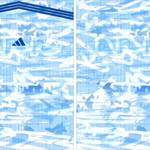 Adidas Pattern jersey blanco y azul